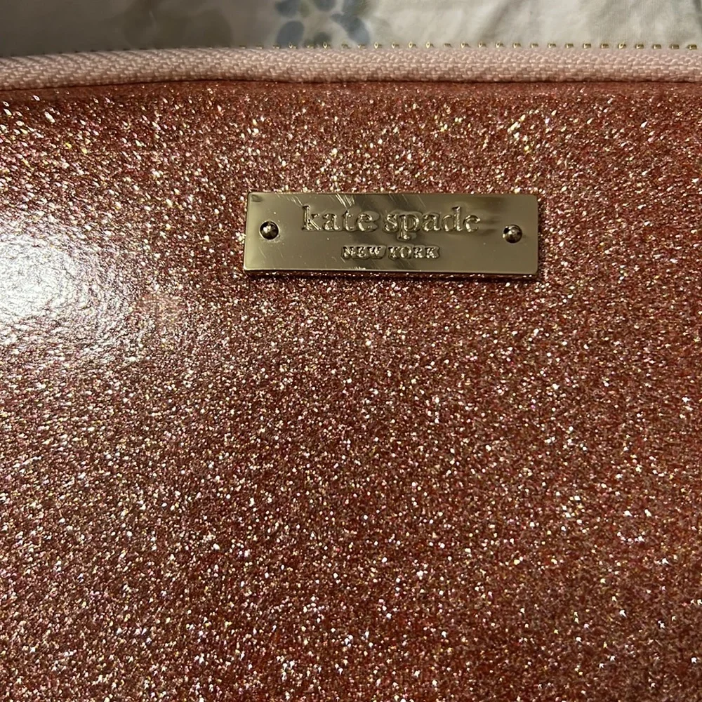 💻 Kate Spade Pink Glitter Laptop Case / Sleeve